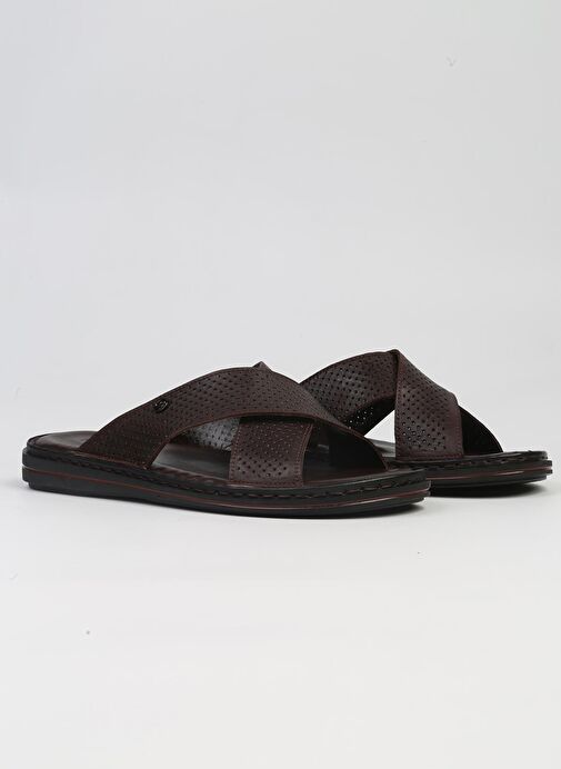 Pierre Cardin® | PC-5107-3892 Kahve - Erkek Terlik - Görsel 3