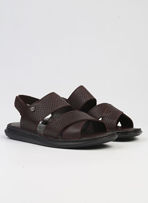 Pierre Cardin® | PC-5124-3892 Kahve-Erkek Sandalet - Görsel 3
