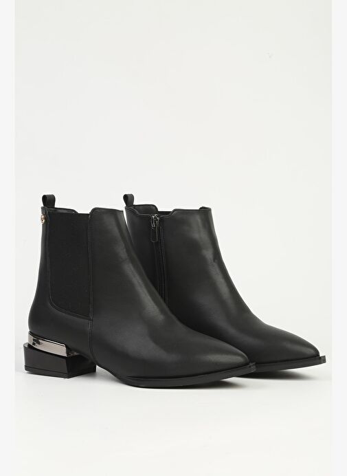 Pierre Cardin Siyah Yarım Bot PC-54960 - Görsel 3