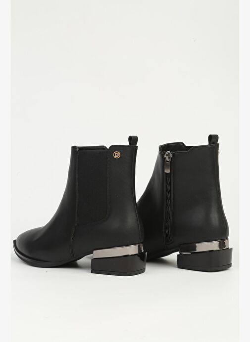 Pierre Cardin Siyah Yarım Bot PC-54960 - Görsel 4