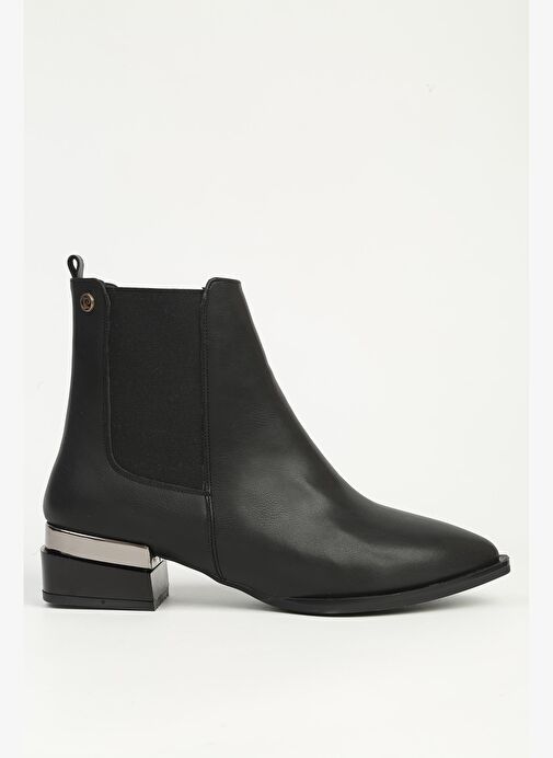 Pierre Cardin Siyah Yarım Bot PC-54960 - Görsel 2