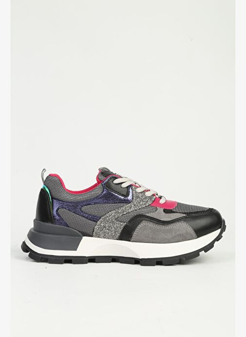 Kadın Siyah Sneaker PC-55065 - Görsel 2