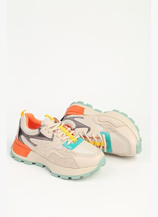 Pierre Cardin Bej Sneaker PC-55065 - Görsel 6