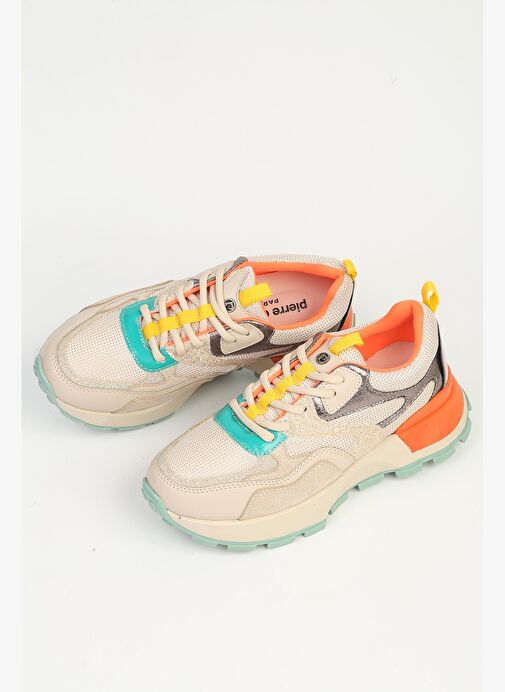 Pierre Cardin Bej Sneaker PC-55065 - Görsel 5