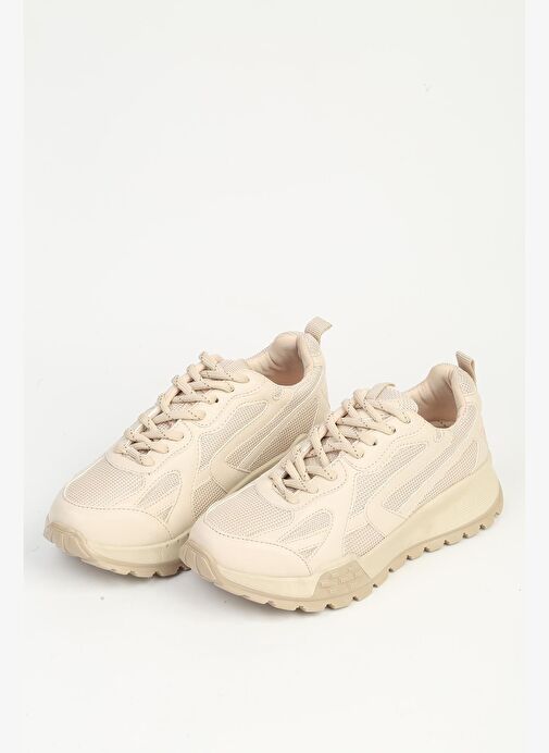 Pierre Cardin Bej Kadın Spor Ayakkabı PC-55076 - Görsel 5