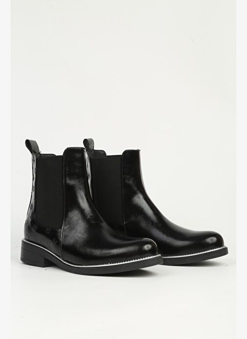 Pierre Cardin Siyah Parlak Bot PC-55086 - Görsel 3