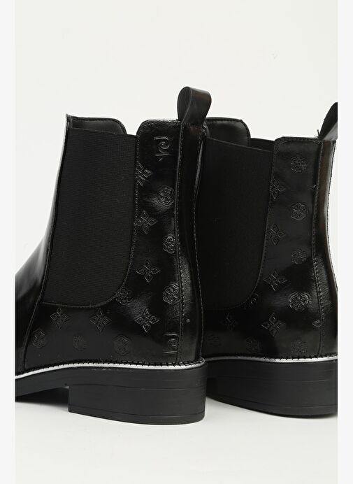 Pierre Cardin Siyah Parlak Bot PC-55086 - Görsel 5