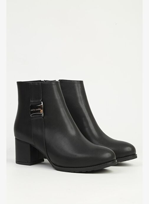 Pierre Cardin Siyah Yarım Fermuarlı Bot PC-55109 - Görsel 4