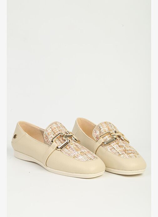 Pierre Cardin Bej Kadın Loafer PC-55211 - Görsel 3