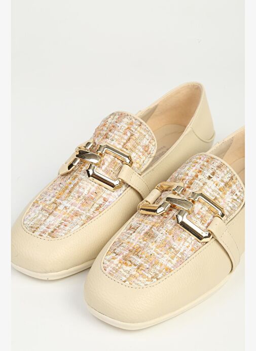 Pierre Cardin Bej Kadın Loafer PC-55211 - Görsel 7