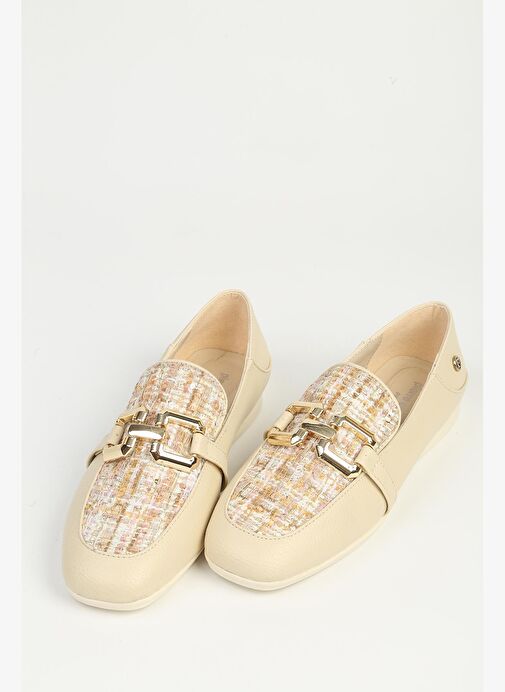 Pierre Cardin Bej Kadın Loafer PC-55211 - Görsel 5