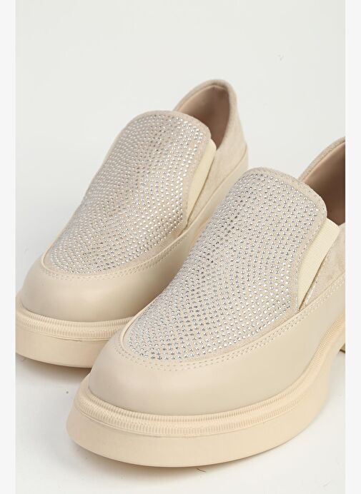 Bej Kadın Loafer PC-55216 - Görsel 6