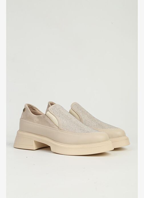 Bej Kadın Loafer PC-55216 - Görsel 3