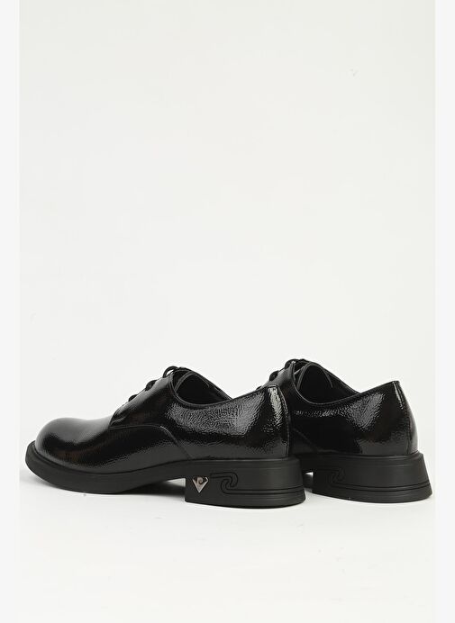 Kadın Siyah Oxford Ayakkabı PC-55225 - Görsel 4