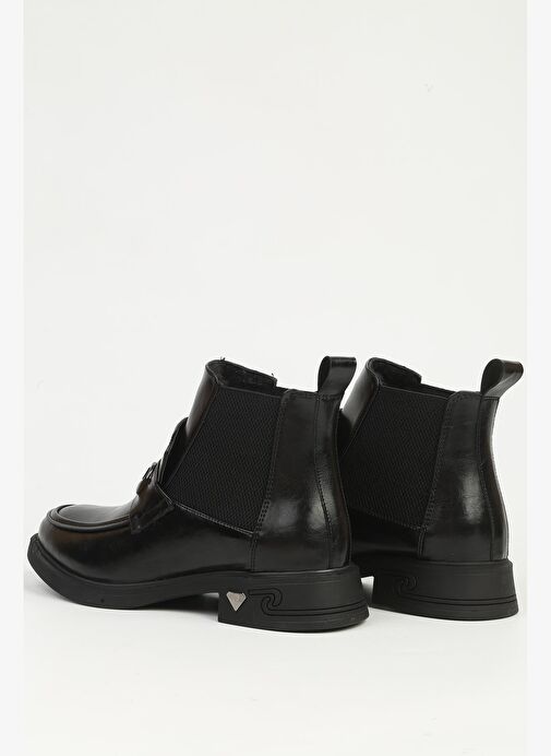 Pierre Cardin Siyah Parlak Kadın Bot PC-55250 - Görsel 4