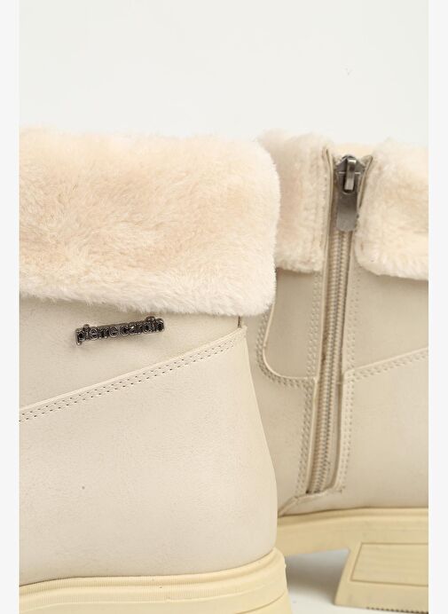 Krem Yarım Kürklü Bot PC-55268 - Görsel 5