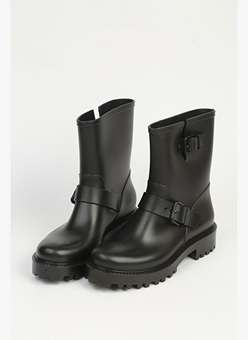 Pierre Cardin Siyah Kadın Yağmur Botu PC-55316 - Görsel 4