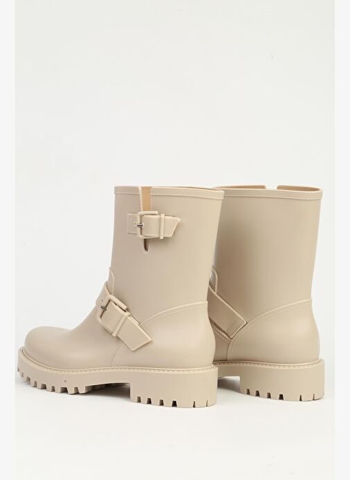 Pierre Cardin Bej Kadın Yağmur Botu PC-55316 - Görsel 4