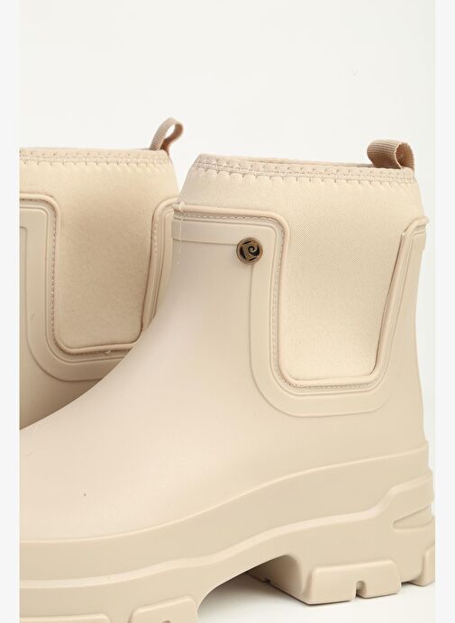 Pierre Cardin Bej Kadın Yağmur Botu PC-55317 - Görsel 5