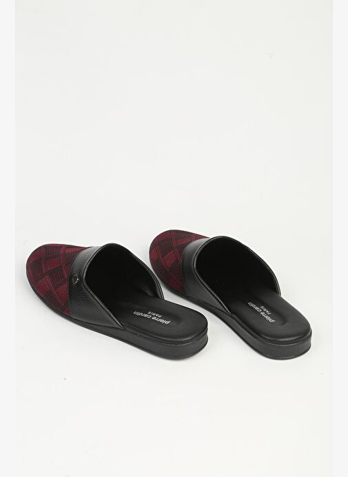 Pierre Cardin Bordo Erkek Ev Terliği PC-55366 - Görsel 3