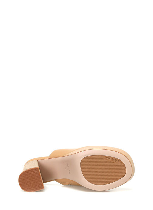 CANBE 4FX Taba Kadın Topuklu Terlik - Görsel 7