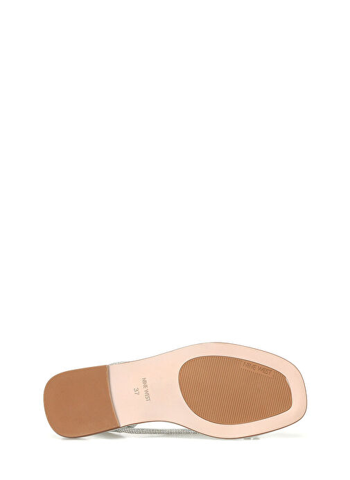 FRANKSTON 4FX Gümüş Kadın Düz Sandalet - Görsel 7