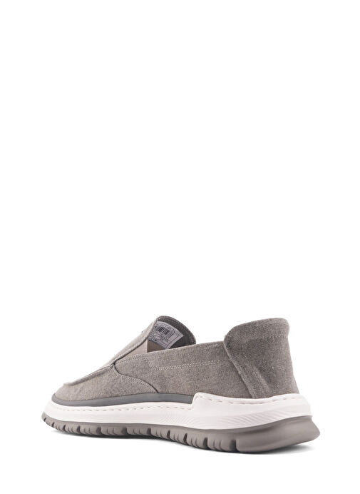 236605 4FX Gri Erkek Ayakkabı - Görsel 4