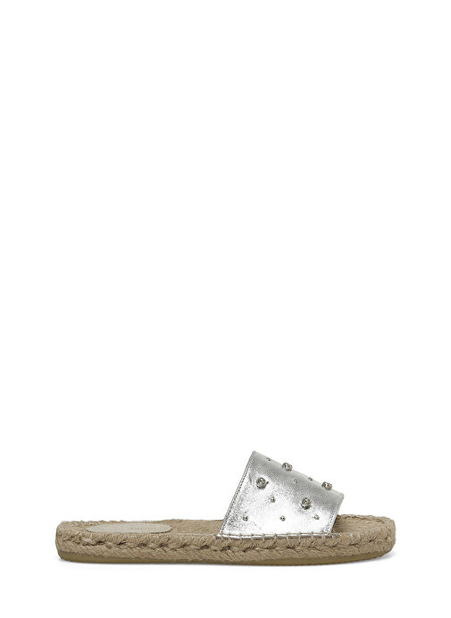 CICORE 4FX Gümüş Kadın Düz Terlik - Görsel 2