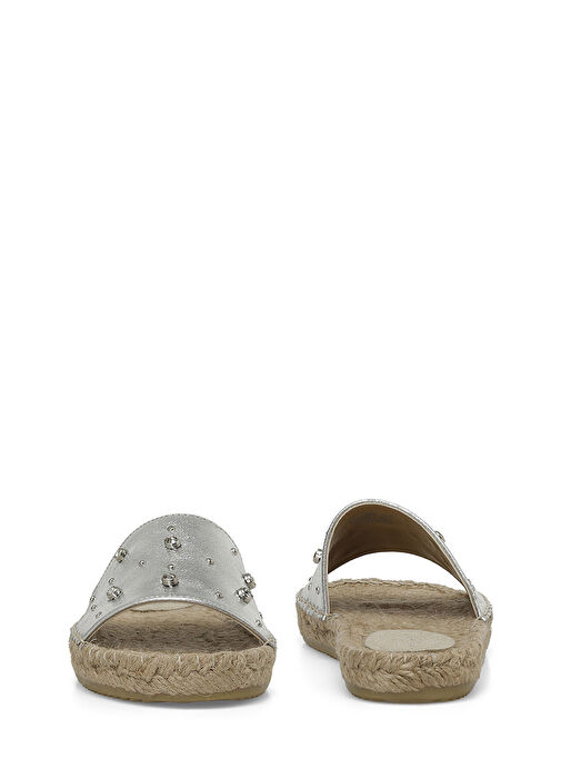 CICORE 4FX Gümüş Kadın Düz Terlik - Görsel 6