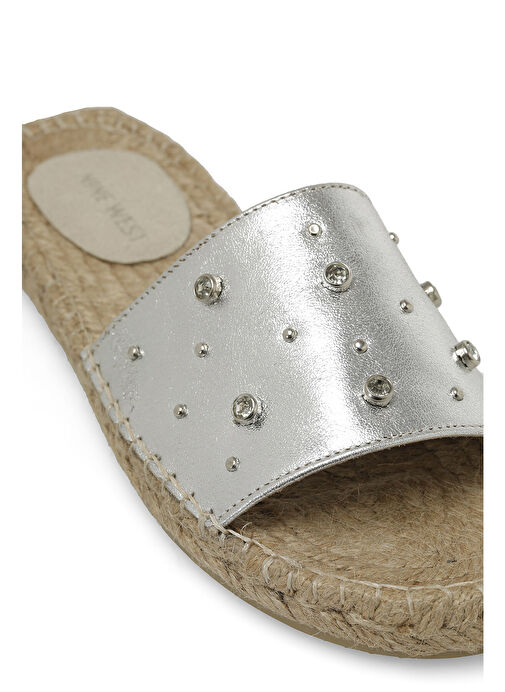 CICORE 4FX Gümüş Kadın Düz Terlik - Görsel 8