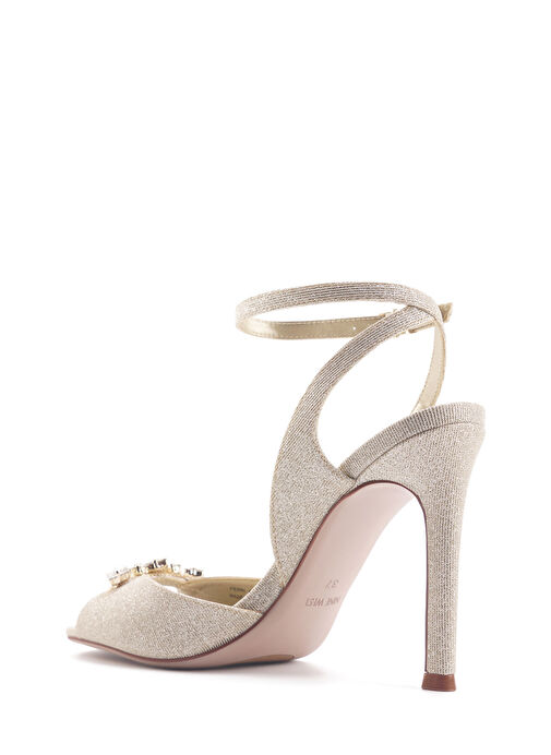 FERN 4FX ŞAMPANYA Kadın Topuklu Sandalet - Görsel 4