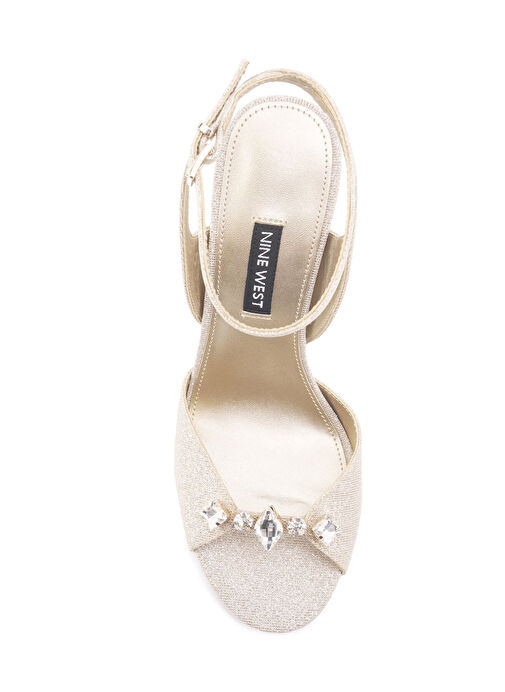 FERN 4FX ŞAMPANYA Kadın Topuklu Sandalet - Görsel 5