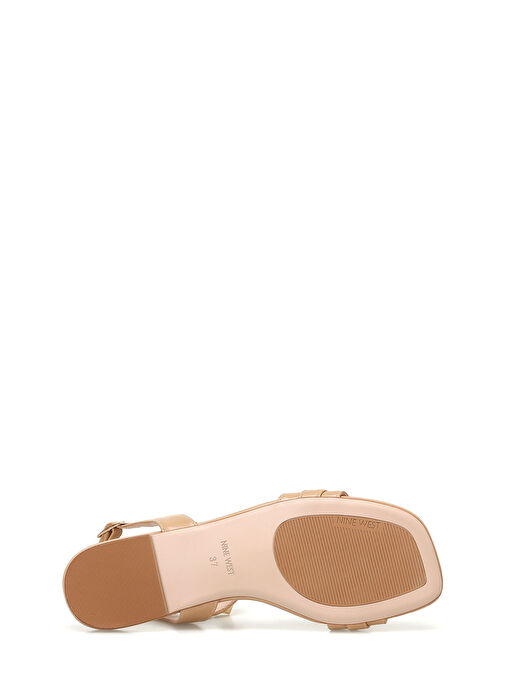 HEND 4FX Taba Kadın Düz Sandalet - Görsel 7