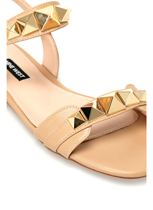 HEND 4FX Taba Kadın Düz Sandalet - Görsel 8