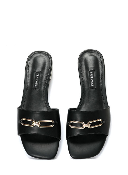 PENFOLD 4FX Siyah Kadın Düz Terlik - Görsel 5