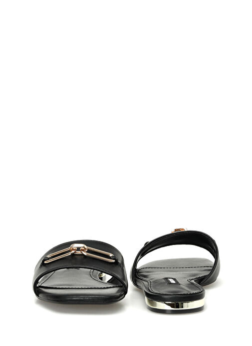 PENFOLD 4FX Siyah Kadın Düz Terlik - Görsel 6