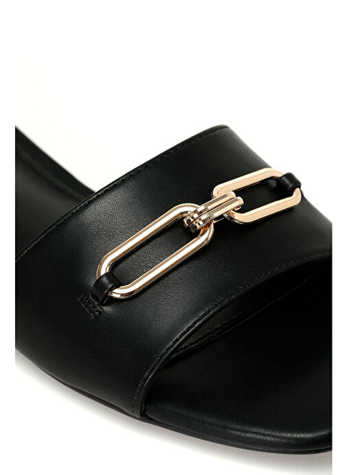 PENFOLD 4FX Siyah Kadın Düz Terlik - Görsel 8