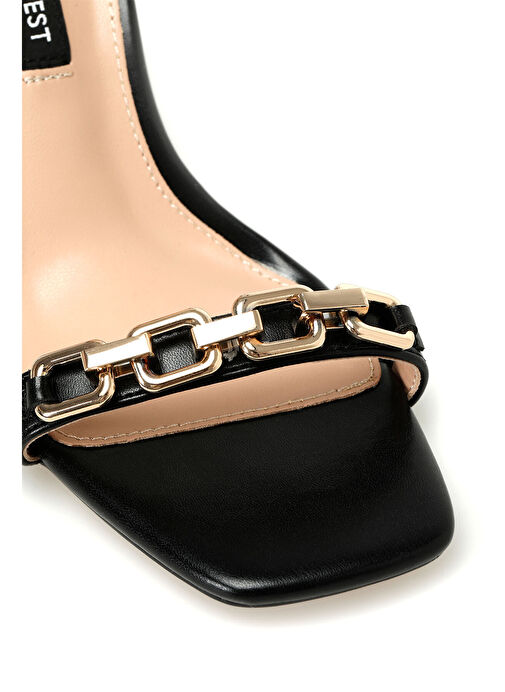 DAVIDSON 4FX Siyah Kadın Topuklu Sandalet - Görsel 8