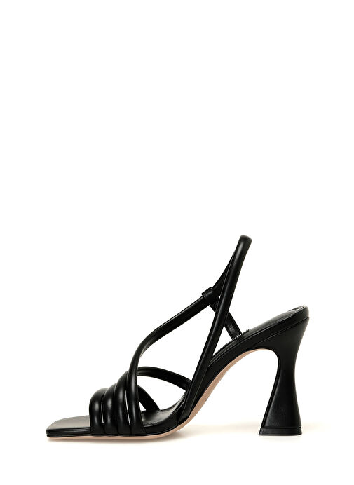 MARCI 4FX Siyah Kadın Topuklu Sandalet - Görsel 4