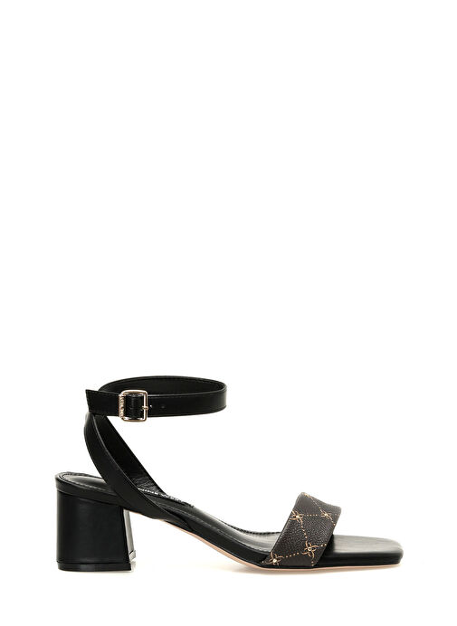 MANL 4FX Siyah Kadın Topuklu Sandalet - Görsel 2