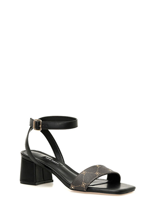 MANL 4FX Siyah Kadın Topuklu Sandalet - Görsel 3