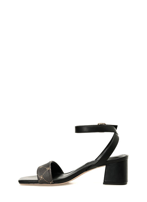 MANL 4FX Siyah Kadın Topuklu Sandalet - Görsel 4