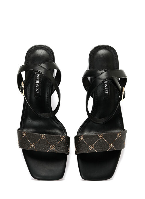 MANL 4FX Siyah Kadın Topuklu Sandalet - Görsel 5