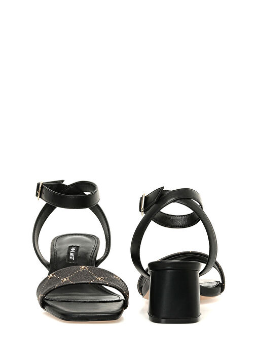 MANL 4FX Siyah Kadın Topuklu Sandalet - Görsel 6