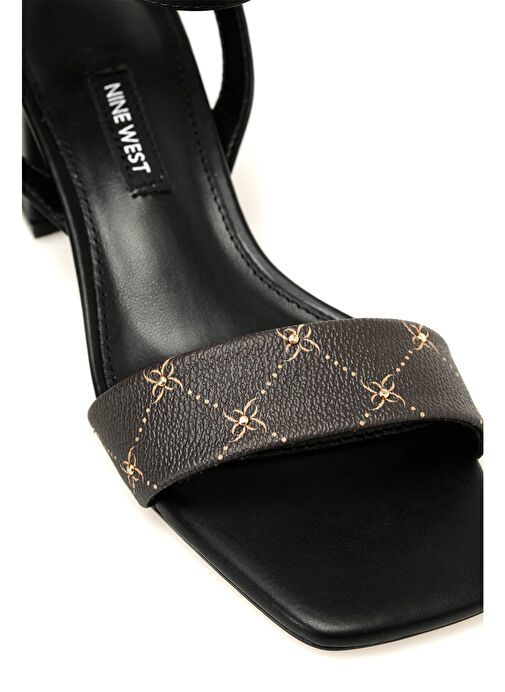 MANL 4FX Siyah Kadın Topuklu Sandalet - Görsel 8