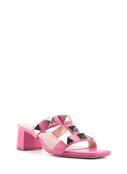 JOEY 4FX Fuşya Kadın Topuklu Terlik - Görsel 3