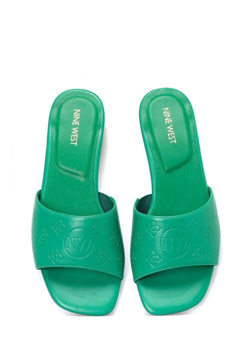 VALLES 4FX Yeşil Kadın Düz Terlik - Görsel 5
