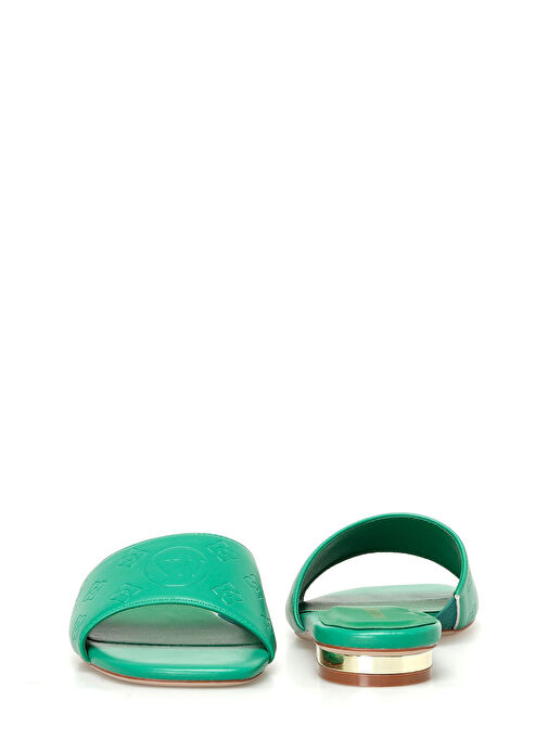 VALLES 4FX Yeşil Kadın Düz Terlik - Görsel 6