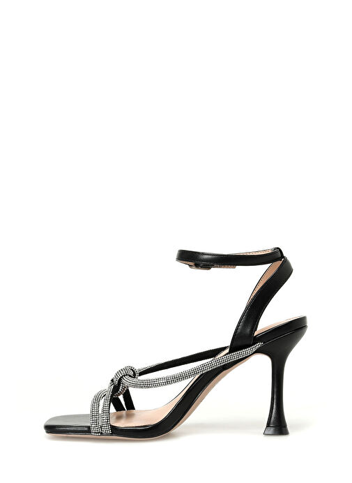 FAIR 4FX Siyah Kadın Topuklu Sandalet - Görsel 4