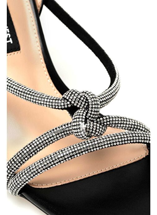 FAIR 4FX Siyah Kadın Topuklu Sandalet - Görsel 8